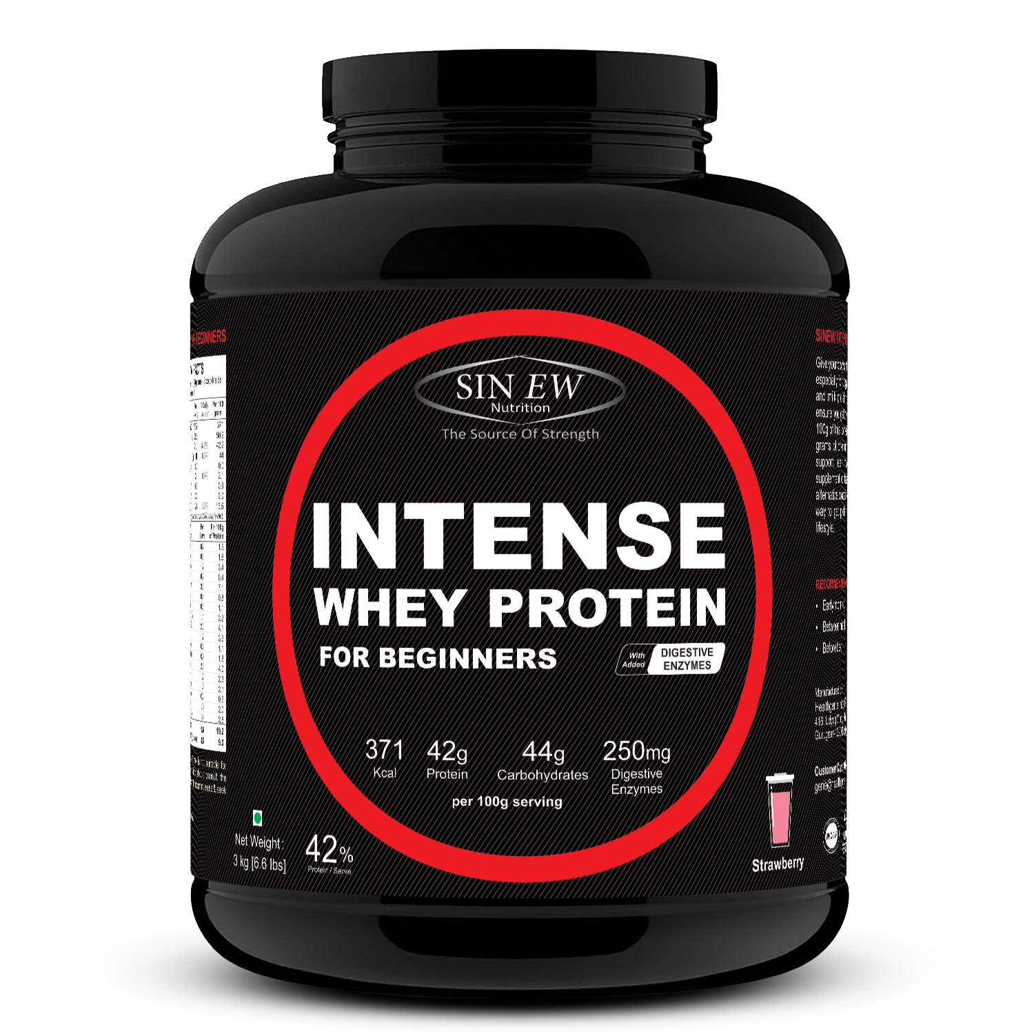 Intense For Beginners (strawberry) 3kg F