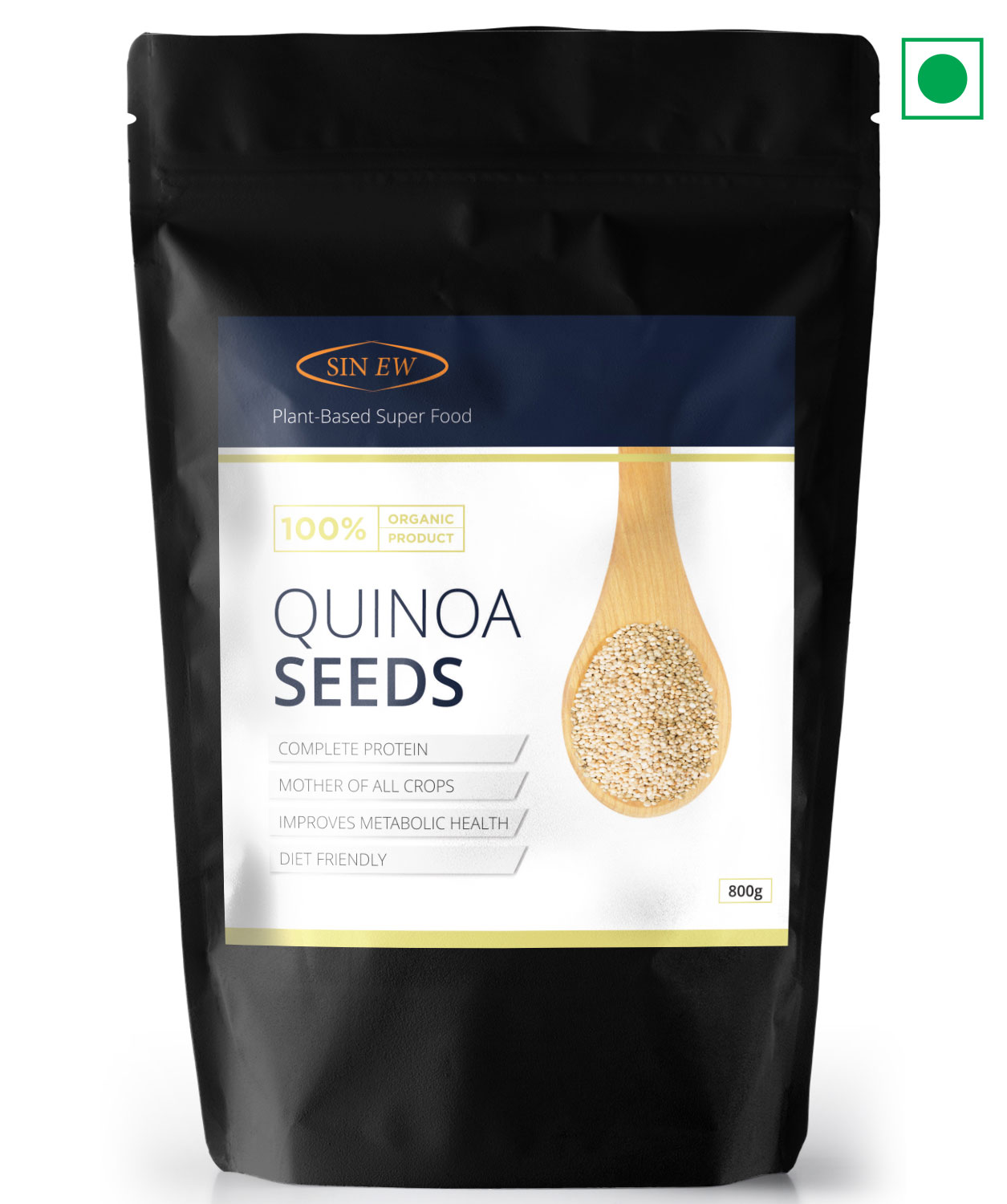 Quinoa Seeds 800 Frnt Veg