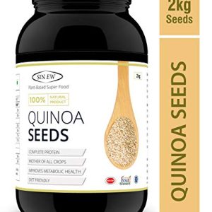 Sinew Nutrition Gluten Free White Quinoa Seeds, 2 Kg
