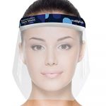 Healthgenie Face Shields (pack Of 5), Safety Face Shield, 35 X 22 Cm, 350 Microns Unbreakable Shield For Men And Women