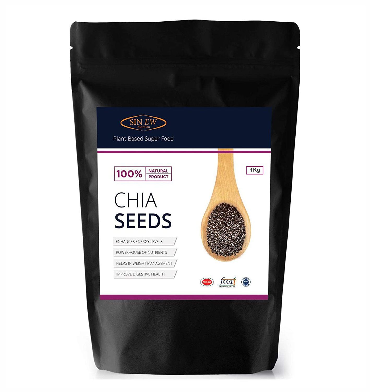 Sinew-Nutrition-Chia-Seed-1 Kg-Front
