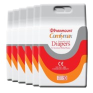 Paramount Comfymax Premium Adult Diapers, Medium – Pack of 60, (71cm-101cm | 28″-40″)