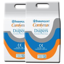 Paramount Comfymax Premium Adult Diapers, Large – Pack of 20, (101cm-150cm | 40″-59″)