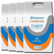 Paramount Comfymax Premium Adult Diapers, Large – Pack of 40, (101cm-150cm | 40″-59″)