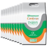 Paramount Comfymax Premium Adult Diaper, Extra Large – Pack of 100, (127cm-170cm | 50″-67″)