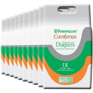 Paramount Comfymax Premium Adult Diaper, Extra Large – Pack of 100, (127cm-170cm | 50″-67″)