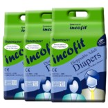 Incofit Adult Diapers (Premium)-Large pack of 30