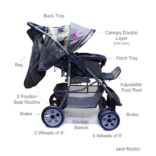Ador Luxe Baby Stroller 55 Beige