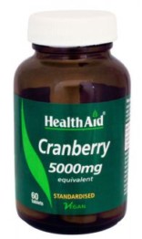 Health Aid Cranberry 5000mg 60 Tablets