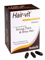 Health Aid Hair-Vit Capsules -90 Capsules