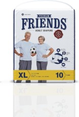 Friends Adult Diaper (Premium) – Extra Large (10 Count)
