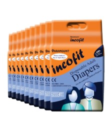 Incofit Premium Adult Diaper Medium Pack of 100