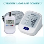Omron HEM-7120-IN Blood Pressure Monitor and Blood Sugar Combo