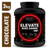Sinew Nutrition Elevate Mass Gainer, Complex Carb & Proteins in 3:1 ratio with DigiEnzymes, 3kg / 6.6lb – Chocolate Flavor