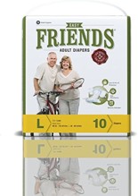 Friends Adult Diaper (Easy) – Large (Pack of 6)