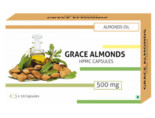 Grace Almonds Almond Oil 500Mg (Hpmc/Veg) Capsules