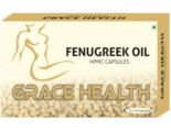 Grace Health Fenugreek Oil 500Mg Veg Capsules