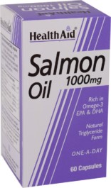 Health Aid Salmon Oil 1000mg Capsules – 60 caps