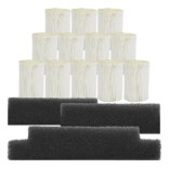 Healthgenie Air Filter (Pack of 12+3) for Oxygen Concentrator 7F-5 LPM
