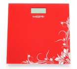 Healthgenie Digital Weighing Scale (Red)