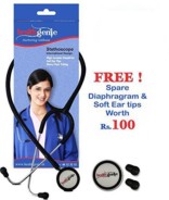 Healthgenie Dual Child Pediatric Stethoscope AL HG-206B (Black)