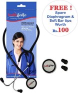 Healthgenie Mono Nurses Stethoscope HG-101 B (Black)