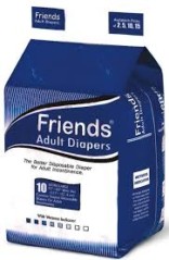 Friends Adult Diaper-Easy-XL-Pack of 10