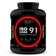 Sinew Nutrition Isocore91 100% Whey Protein Isolate Powder, 2 Kg – Vanilla Flavour