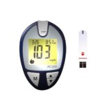 JSB AC200 with 100 Strips 100 Lancets Glucometer