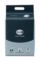 KARE IN Adult Diapers Medium 200pcs / 20packs Size 76-114cm (30″- 45″)
