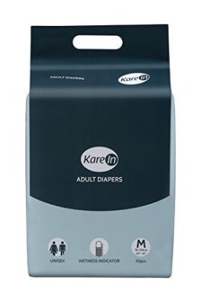 KARE IN Adult Diapers Medium 200pcs / 20packs Size 76-114cm (30″- 45″)