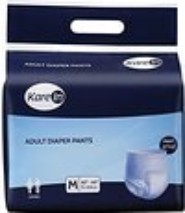 Kare In Adult Diapers Pullups/Pant Style Underwear 100pcs/10packs Medium 75-100cm (30″-40″)