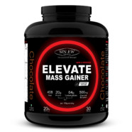 Sinew Nutrition Elevate Mass Gainer, Complex Carb & Proteins in 3:1 ratio with DigiEnzymes, 3kg / 6.6lb – Chocolate Flavor