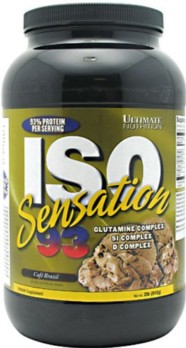 Ultimate Nutrition ISO Sensation 93 – 2 lbs (Cafe Brazil)